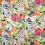 Satin De Soie Italienne Fleur Sauvage - Ribes y Casals