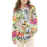 Satin De Soie Italienne Fleur Sauvage - Ribes y Casals