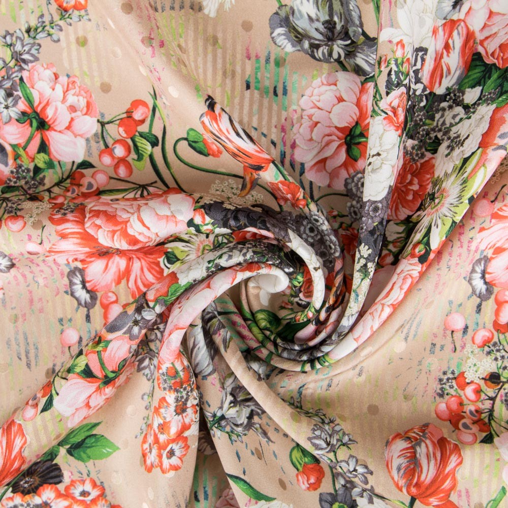 Satin Liberty London Vintage Stone - Ribes y Casals