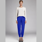 Satin Soie Naturelle Bleu Électrique - Ribes y Casals