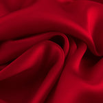 Satin Soie Naturelle Rouge Sang - Ribes y Casals