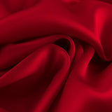 Satin Soie Naturelle Rouge Sang - Ribes y Casals