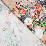 Satin Soie Plumeti Floral - Ribes y Casals