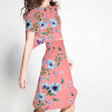 Satin Shanghaï Corail - Ribes y Casals