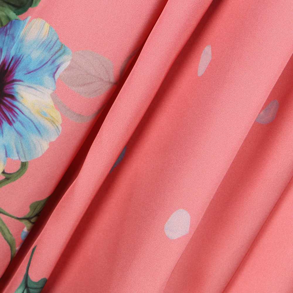 Satin Shanghaï Corail - Ribes y Casals