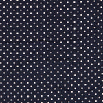 Satin Petits Pois Fond marine - Ribes y Casals