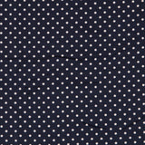 Satin Petits Pois Fond marine - Ribes y Casals