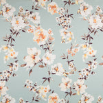 Satin Fleur Vert Deau - Ribes y Casals