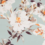 Satin Fleur Vert Deau - Ribes y Casals