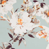 Satin Fleur Vert Deau - Ribes y Casals