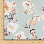 Satin Fleur Vert Deau - Ribes y Casals