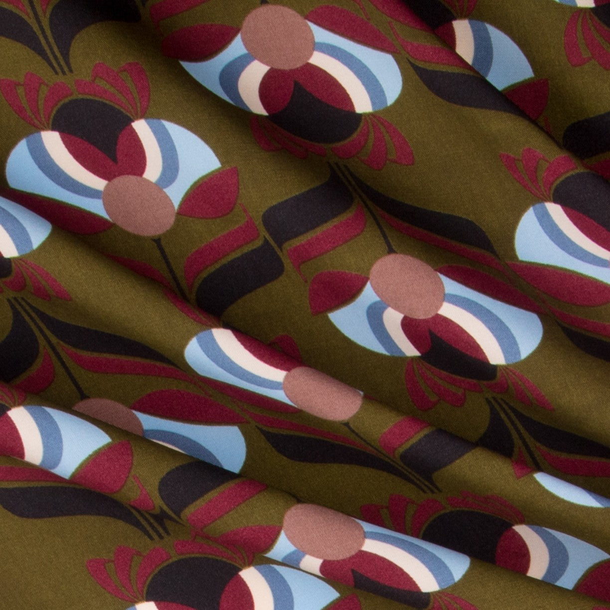 Satin Vintage Kaki - Ribes y Casals