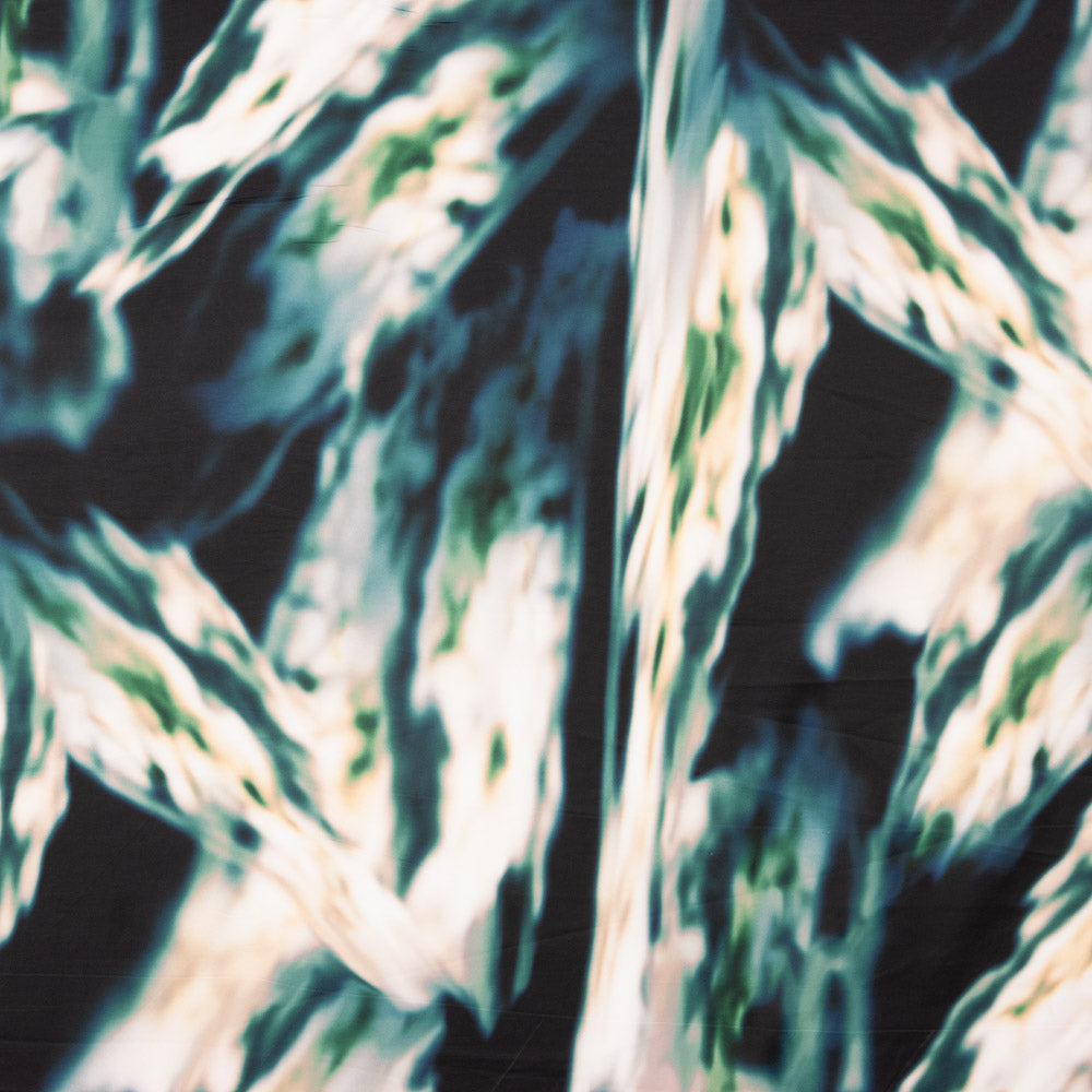 Satin Polyester Dégradé Vert Foncé - Ribes y Casals