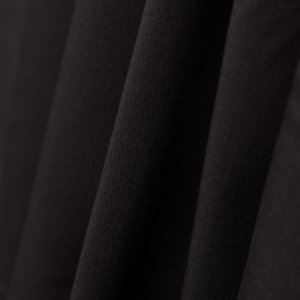 Satin Coton Elasthanne Noir - Ribes y Casals