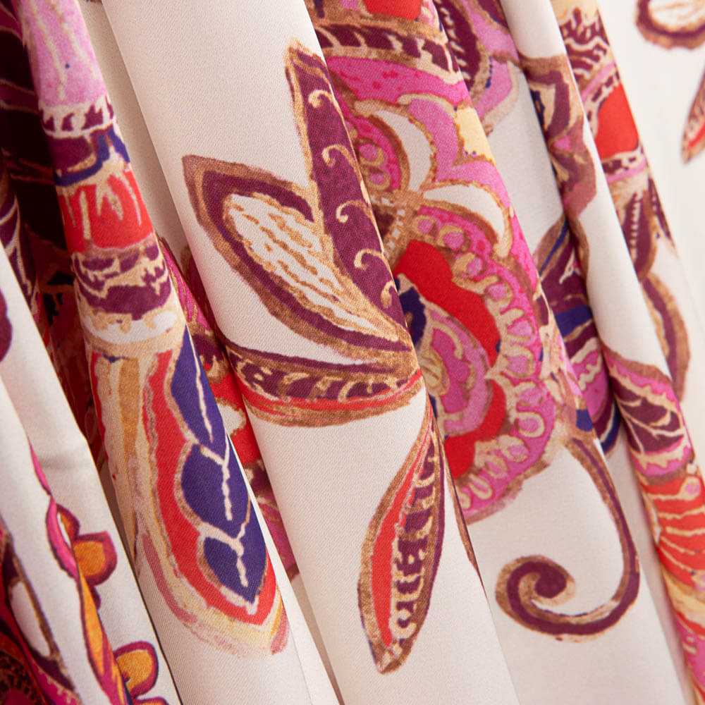 Bordure Satin Bangladesh Blanc - Ribes y Casals