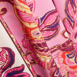 Retal Satén Bangladesh Cenefa Rosa 190x150 cm. - Ribes y Casals