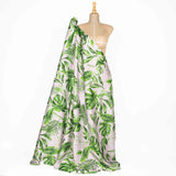 Satin imprimé Vita blanc - Ribes y Casals