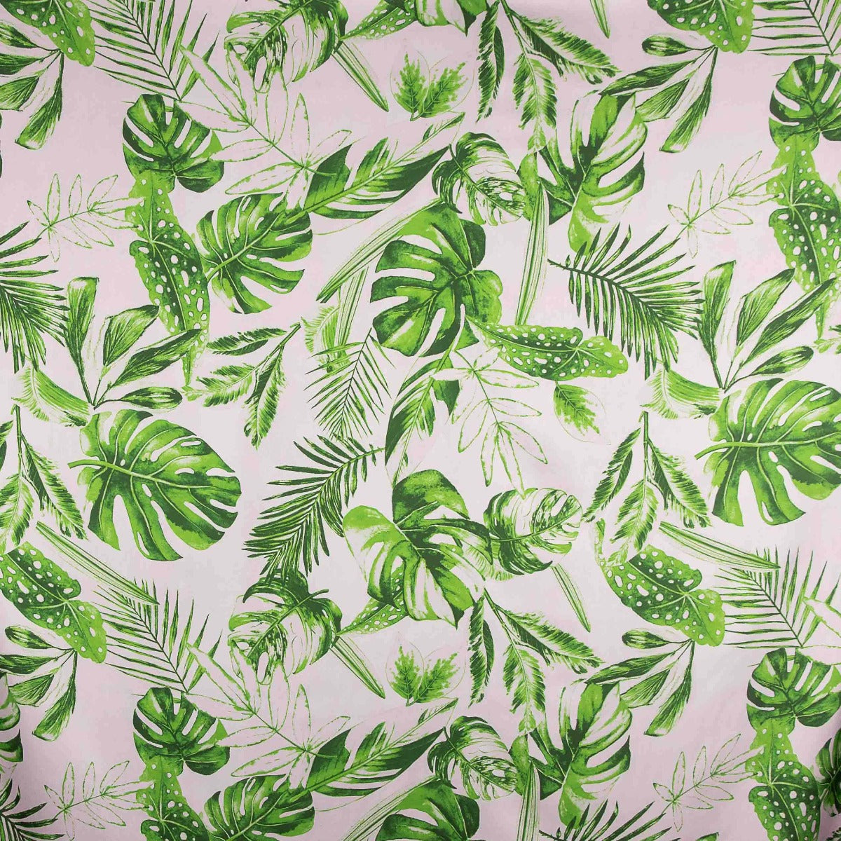 Satin imprimé Vita blanc - Ribes y Casals