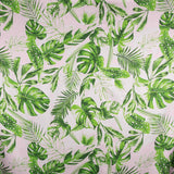 Satin imprimé Vita blanc - Ribes y Casals