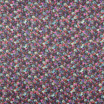 Tissu Satin Polyester Multifleurs Rouge - Ribes y Casals