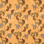 Satin Jacquard Léopard Camel - Ribes y Casals