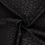 Satin Jacquard Viscose Noir - Ribes y Casals