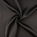 Satin polyester double face – Noir - Ribes y Casals
