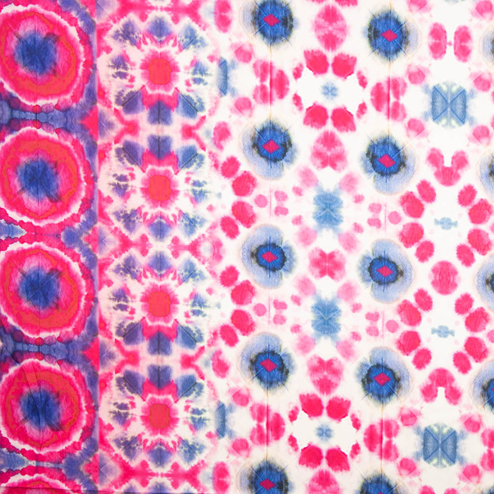 Satin Tie Dye Fraise - Ribes y Casals