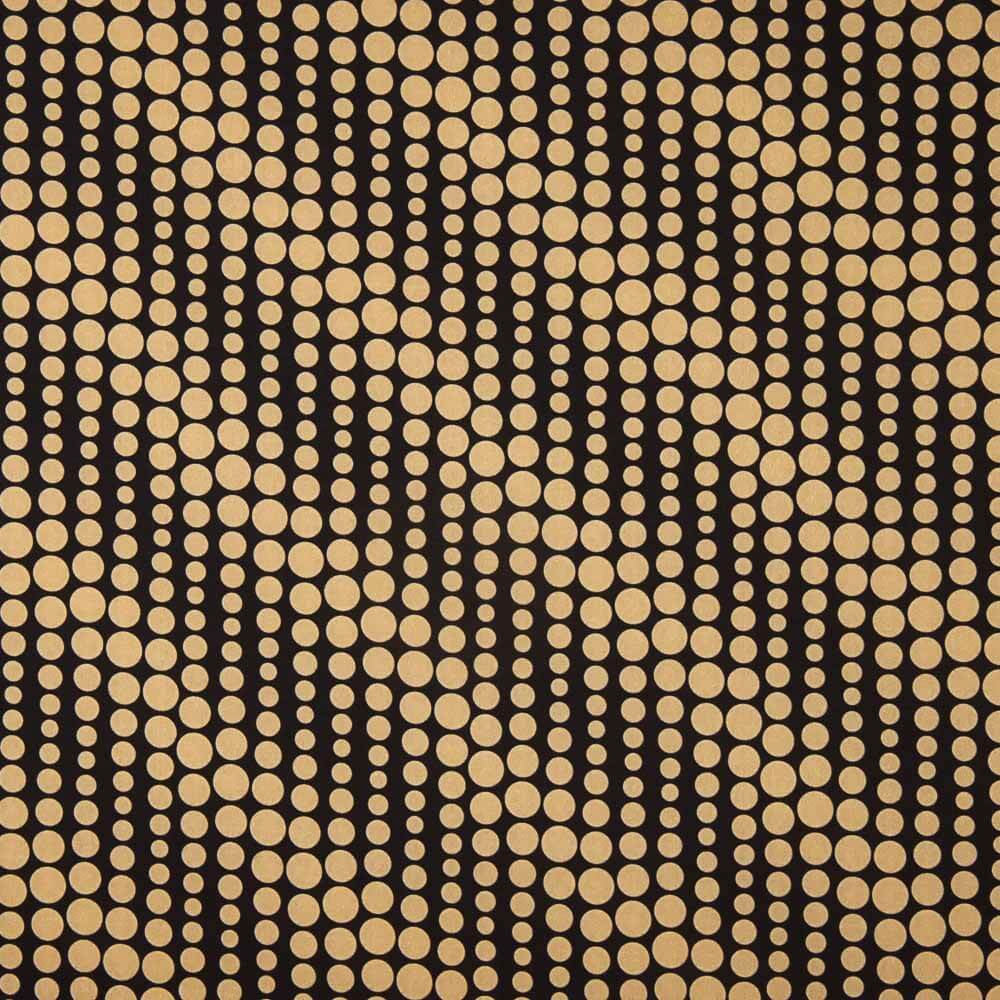 Polyester À Pois Noir - Ribes y Casals