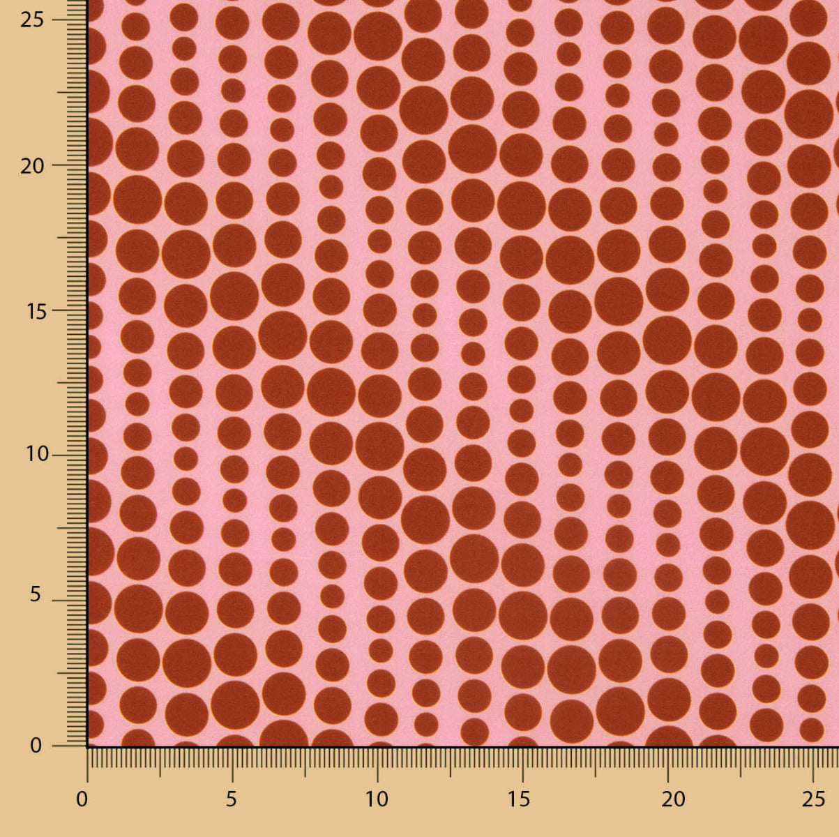 Polyester Pois Rose - Ribes y Casals