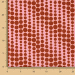 Polyester Pois Rose - Ribes y Casals