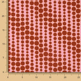 Polyester Pois Rose - Ribes y Casals