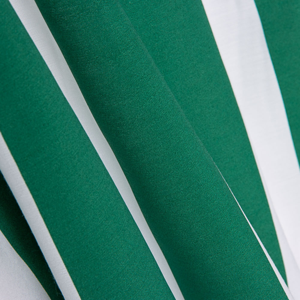 Maxi Soie Rayonne Rayures Vertes - Ribes y Casals