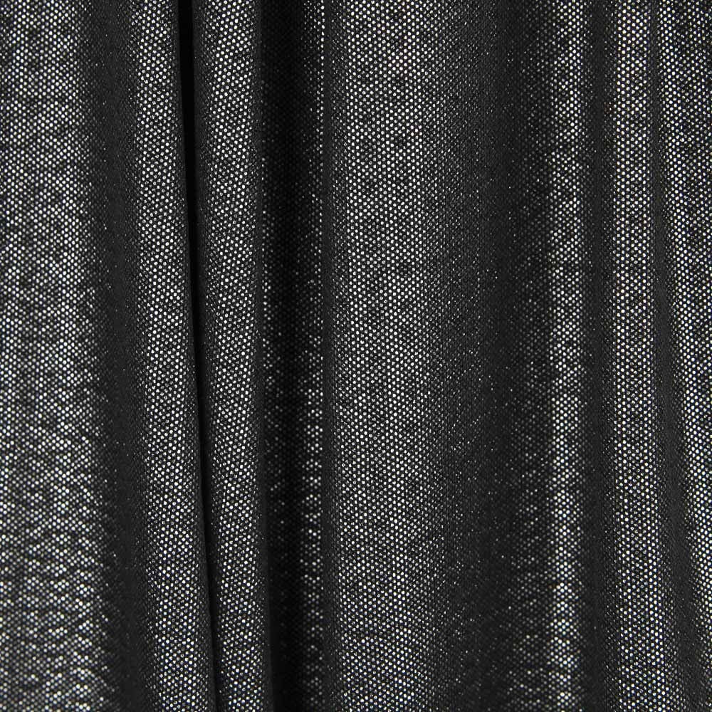 Seersucker Foil Argent Noir - Ribes y Casals