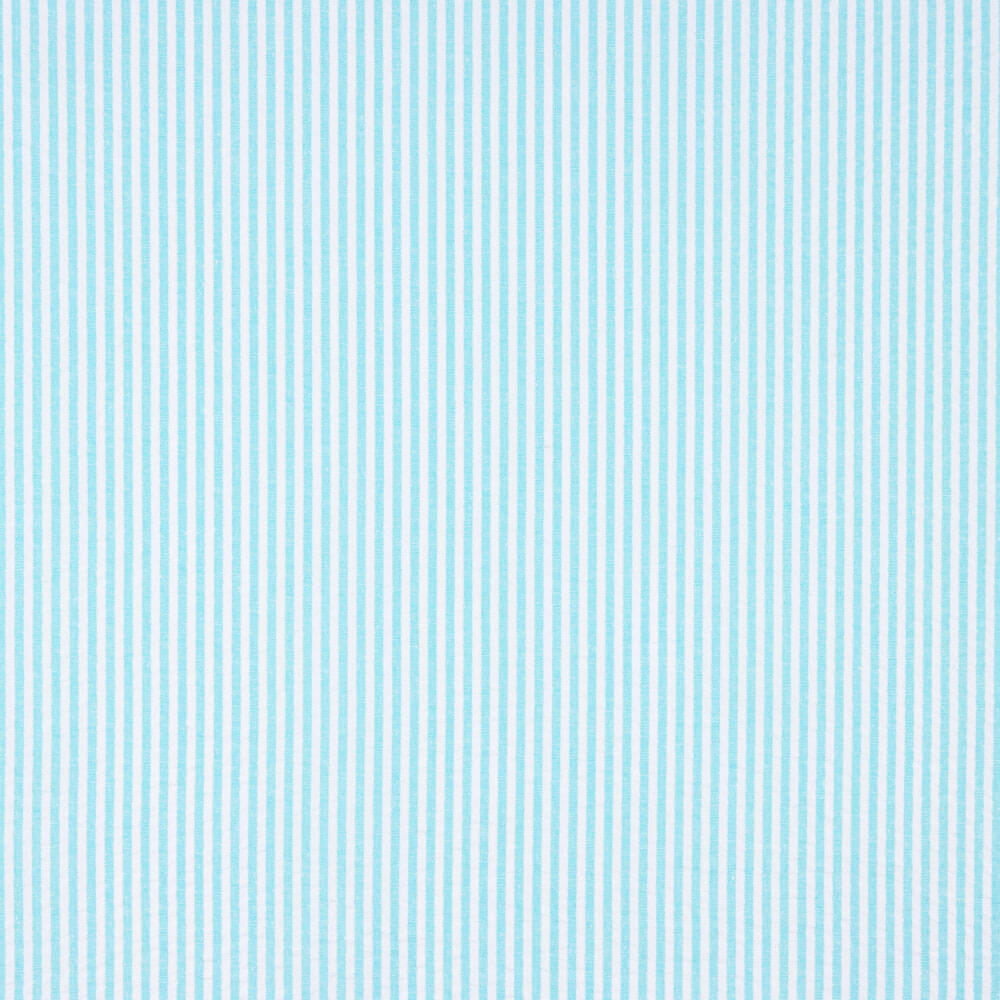 Seersucker Raya Vichy Mini Turquesa Claro - Ribes y Casals