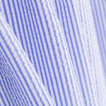 Tissu Seersucker Rayé Bleu - Ribes y Casals