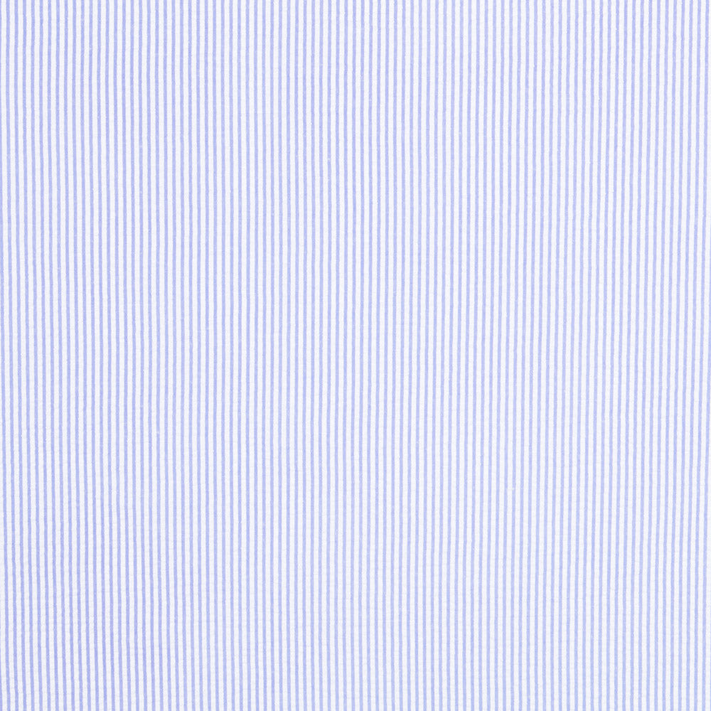 Tissu Seersucker Rayé Bleu - Ribes y Casals