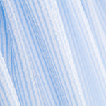 Tissu Seersucker Rayé Céleste - Ribes y Casals