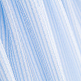 Tissu Seersucker Rayé Céleste - Ribes y Casals