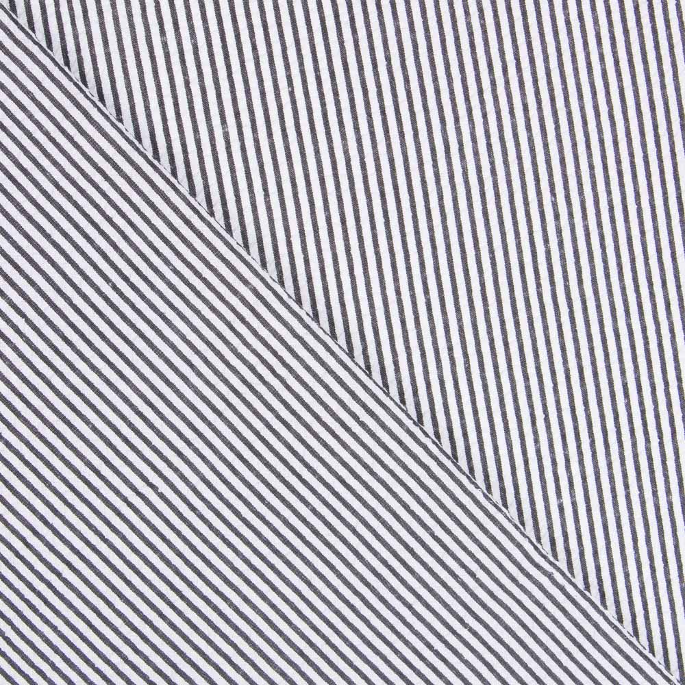 Tissu Seersucker Rayé Marengo - Ribes y Casals
