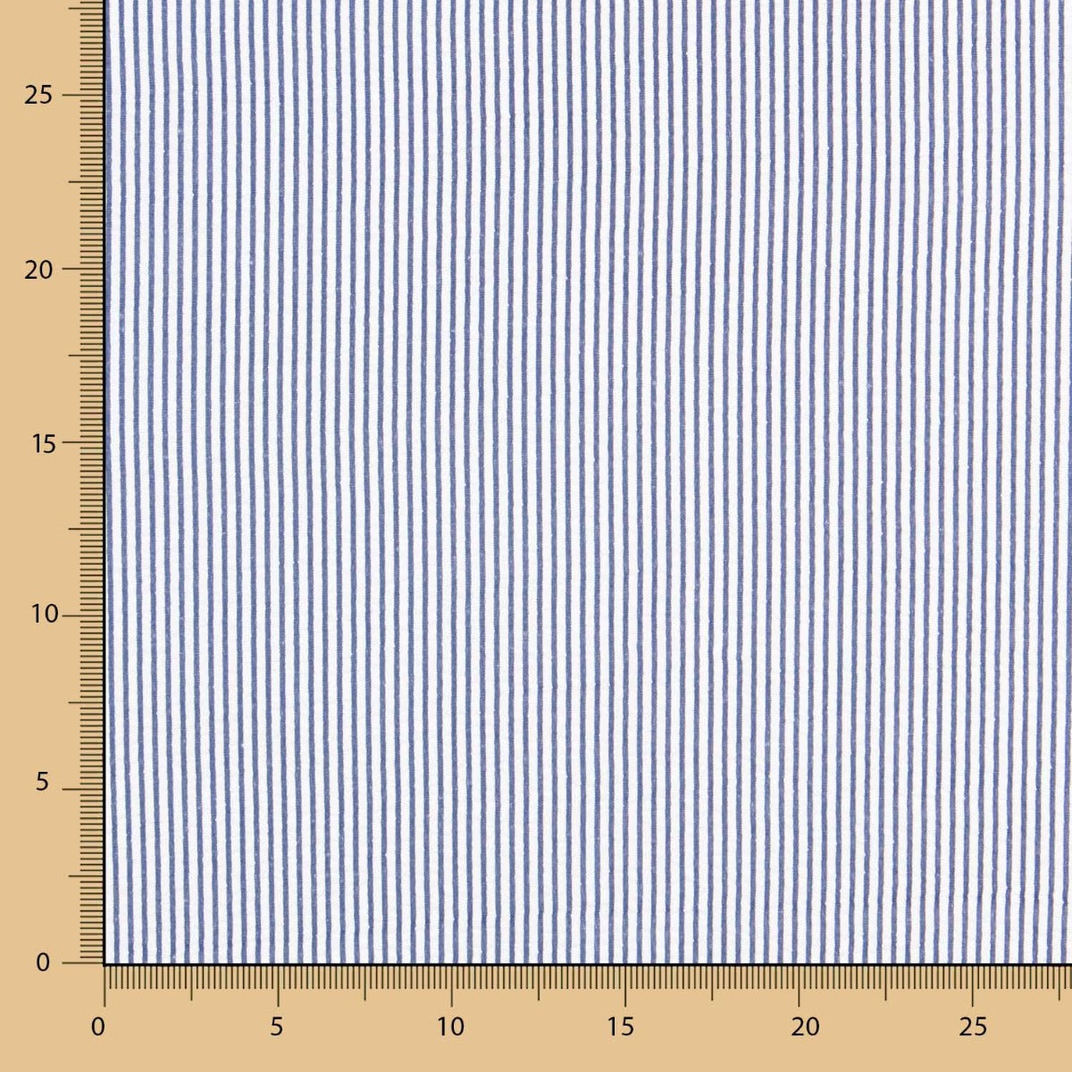 Tissu Seersucker Rayé Bleu Marine - Ribes y Casals