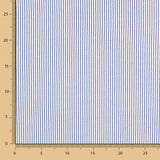 Tissu Seersucker Rayé Bleu Marine - Ribes y Casals