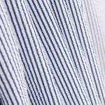 Tissu Seersucker Rayé Bleu Marine - Ribes y Casals