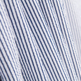Tissu Seersucker Rayé Bleu Marine - Ribes y Casals