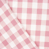 Coton Seersucker Maxi Check Rose - Ribes y Casals