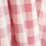 Coton Seersucker Maxi Check Rose - Ribes y Casals