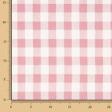 Coton Seersucker Maxi Check Rose - Ribes y Casals