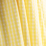 Seersucker Tencel Mini Carreaux Jaune - Ribes y Casals