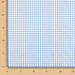 Seersucker Tencel Mini Carreaux Bleu - Ribes y Casals