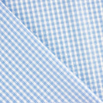 Seersucker Tencel Mini Carreaux Bleu - Ribes y Casals